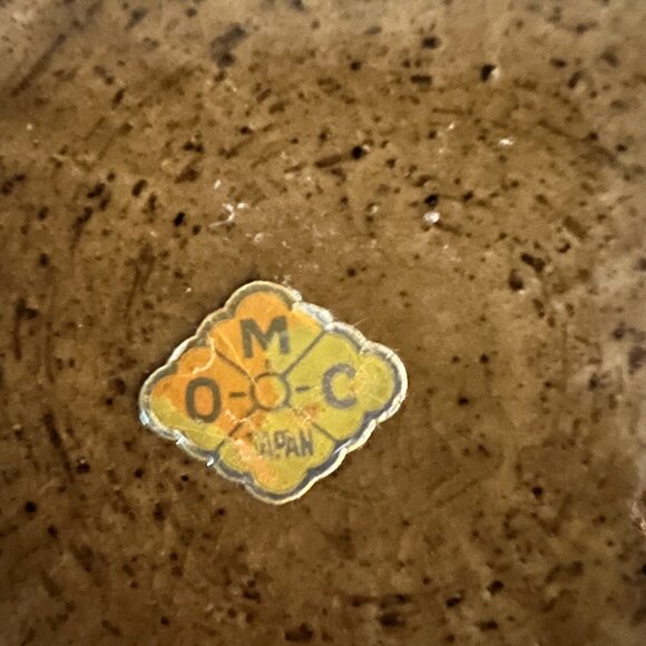 Vtg Otagiri Mercantile Company OMC Japan Handcrafted Incised Glazed Pottery Vase - Picture 15 of 15